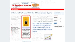 The Investment Reporter | Advising Canadian investors since 1941