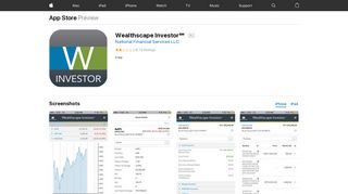 Wealthscape Investor   on the App Store - iTunes - Apple