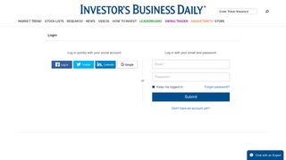 Investor's Business Daily | Login