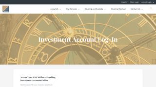Investment Account Log-In | Bolton Global Capital