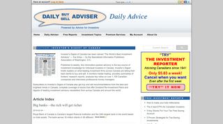 Investor's Digest of Canada, Author at Advice for Investors | Advice for ...