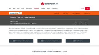 Investors Edge Real Estate - Kenwick - Real Estate Agency Profile