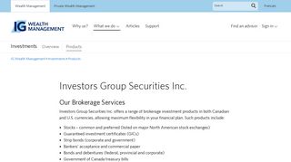 Investors Group Securities Inc. | Investors Group | IG Wealth ...