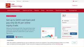 CIBC Investor's Edge: Online and Mobile Trading