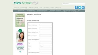 Pay Your Bill Online - InVia Fertility Specialists