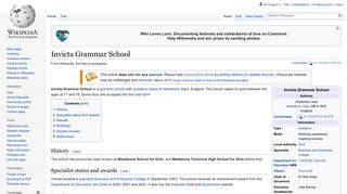 Invicta Grammar School - Wikipedia