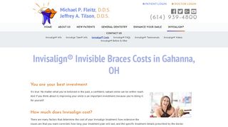 Invisalign® Costs | Gahanna OH Dentist| Michael P. Fleitz, DDS, Inc.