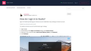 How do I sign in to Studio? – InVision Support