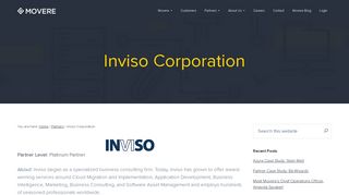 Inviso Corporation - Movere
