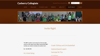 Invite Right - Carberry Collegiate