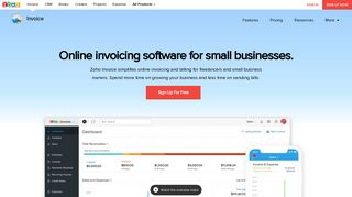 Invoice Software - Online Invoicing for Small Businesses | Zoho Invoice