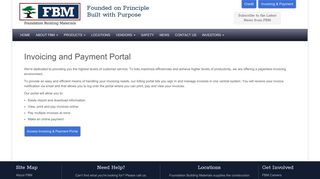 Invoicing and Payment Portal - Foundation Building Materials