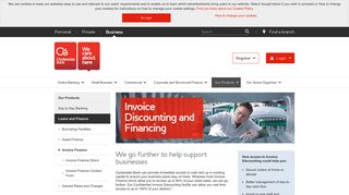Invoice Finance and Discounting | Clydesdale Bank