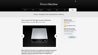 The Invoice Machine | Blog | The Launch Of The New Invoice Machine