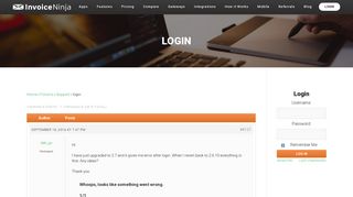 login | Invoice Ninja