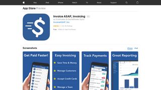 Invoice ASAP, Invoicing on the App Store - iTunes - Apple