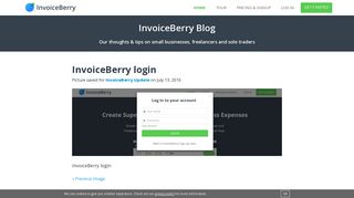 InvoiceBerry login | InvoiceBerry Blog