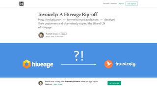 Invoicely: A Hiveage Rip-off – Prabhath Sirisena – Medium
