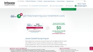 Janssen CarePath for INVOKANA® prescription Savings & Support
