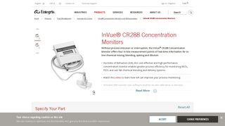 InVue® CR288 Concentration Monitors - Entegris