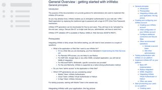 General Overview : getting started with inWebo - Documentation ...