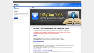 INX Network Learning +LMS