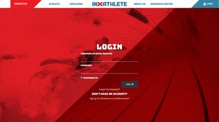 InXAthlete | Login Portal for Employers and Student Athletes