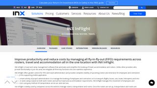 INX InFlight | Travel FIFO Management Software | INX Software