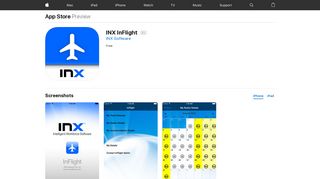 INX InFlight on the App Store - iTunes - Apple