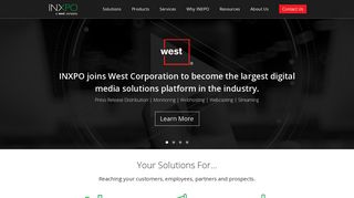 Enterprise Webcasts, Online Events and Video Portals | INXPO