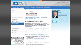 iObservation Teacher Evaluation Platform - Marzano Teacher Evaluation
