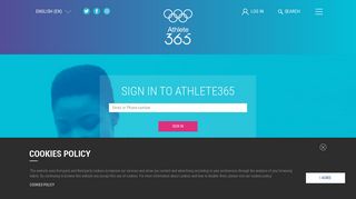 Log in : Athlete365 - Olympic.org
