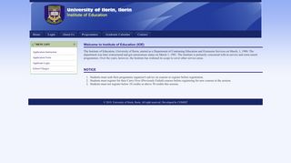University of Ilorin: IOE