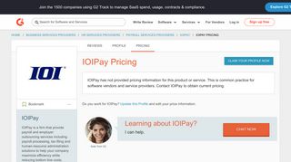 IOIPay Pricing | G2 Crowd