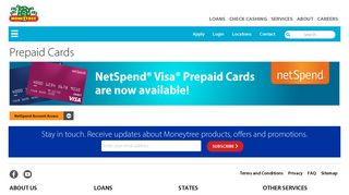 Prepaid Cards - Moneytree