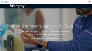 Make payments easy with Fitbit Pay™