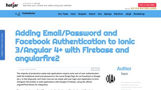 Adding Email/Password and Facebook Authentication to Ionic 3 ...
