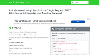 [ionic-framework] Ionic can't login Request: POST https://api.ionic.io ...