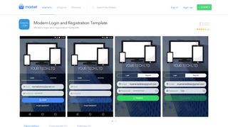 Modern-login-and-registration-template - Ionic Marketplace
