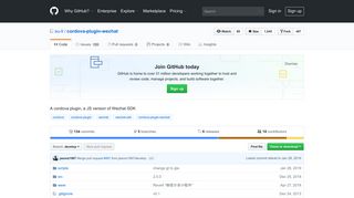 GitHub - xu-li/cordova-plugin-wechat: A cordova plugin, a JS version ...