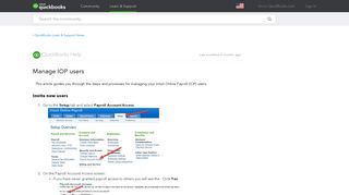 Manage IOP users - QuickBooks Learn & Support