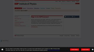 Sign in to MyIOP : Institute of Physics