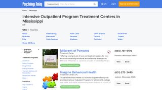 Mississippi Intensive Outpatient Program Treatment Centers - IOP ...