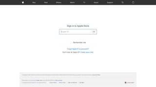 Sign in - Apple