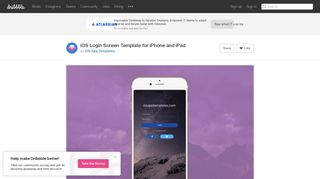 iOS Login Screen Template for iPhone and iPad by iOS App ... - Dribbble