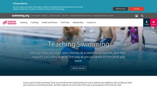 Teaching Swimming - Swimming.org