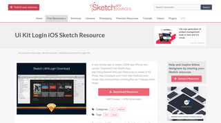 Ui Kit Login iOS Apple Sketch freebie - Download free resource for ...