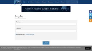 Log In - IoT Hub