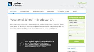 IOT – Modesto Vocational School | Business, Medical & Culinary ...