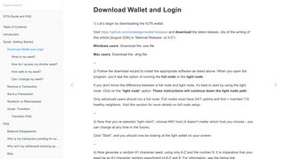 Download Wallet and Login · IOTA Guide and FAQ